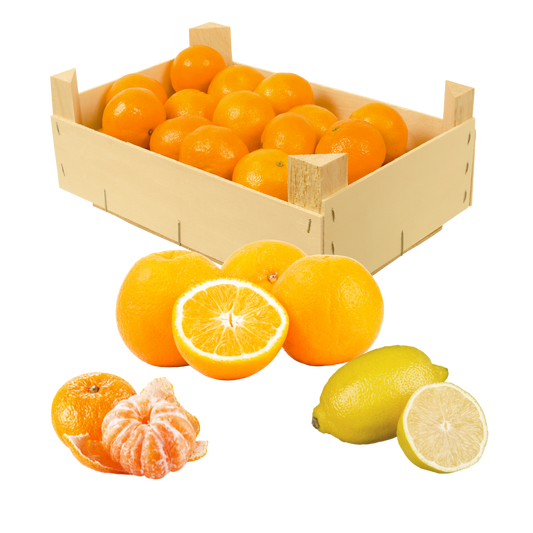 Caja de Cítricos | Naranja de mesa | Mandarina | Limón